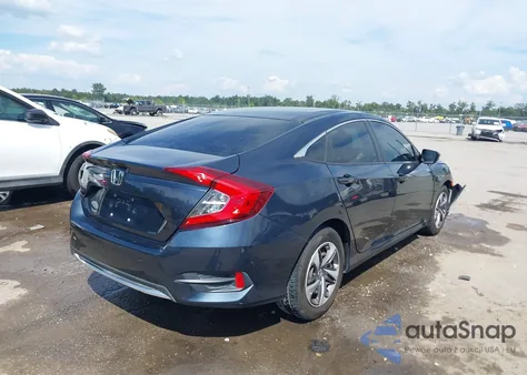 2019 Honda Civic Lx из США, поврежденный, VIN 19XFC2F67KE050199